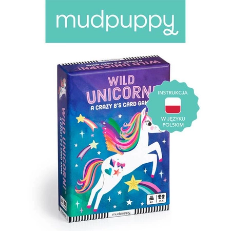 Mudpuppy Gra karciana Wild Unicorn! 4+
