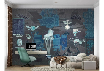 GAMING ROOM Boys - Tapeta Do Pokoju Gracza Tapeta Malumi