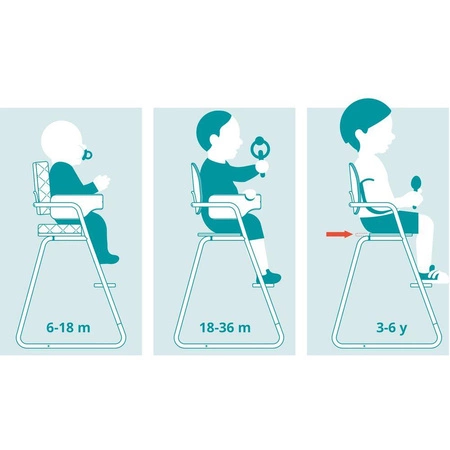 Charlie Crane Krzesełko do karmienia Tibu orzech włoski Black Edition