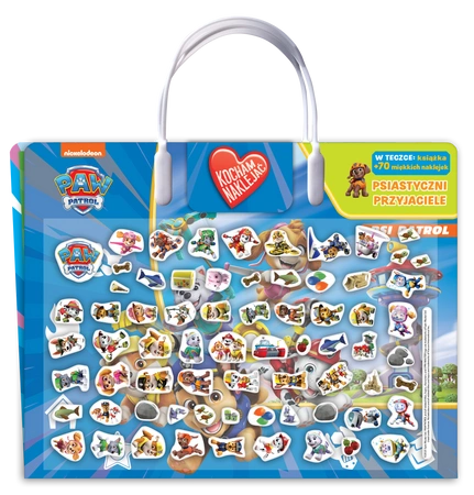 Psiastyczni Przyjaciele. Psi Patrol. Kocham naklejać