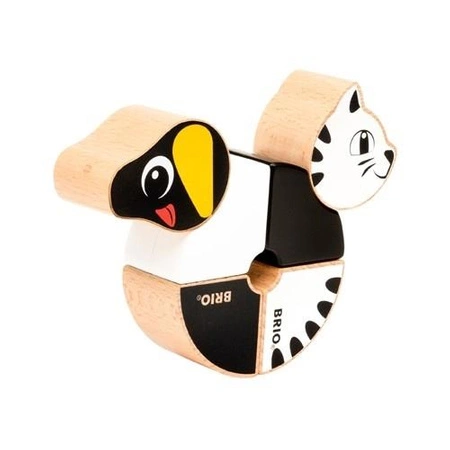BRIO Klocki Magnetyczne Jamnik i Kot