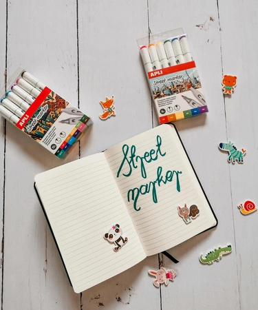 Markery dwustronne Street Marker Apli - 12 kolorów