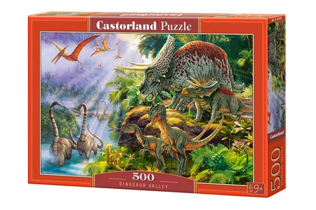Puzzle 500 Dolina dinozaurów B-53643