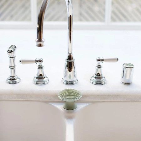 EZPZ Silikonowa myjka czyścik do naczyń bez bakterii pastelowa zieleń