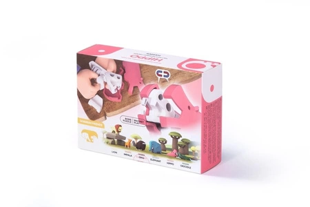 Halftoys Magnetyczny Składany Hipopotam
