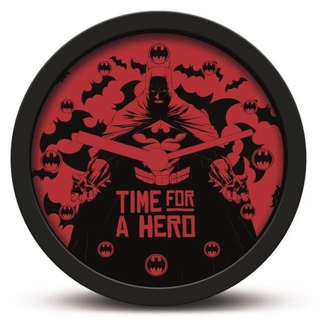 Zegar biurkowy Batman (średnica: 12,5 cm)