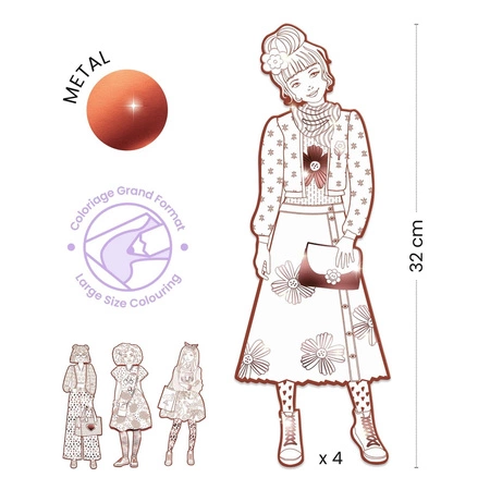 Kolorowanki elegantki - Nina DJ09548