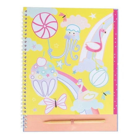 Kraina Fantazji Książeczka z Błyszczącymi Foliami do Ozdabiania