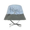 Lassig Kapelusz rybacki z filtrem UV80 Splash & Fun sky blue/deep olive, rozm. 46/49