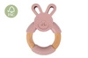 Gryzak silikonowy różowy króliczek