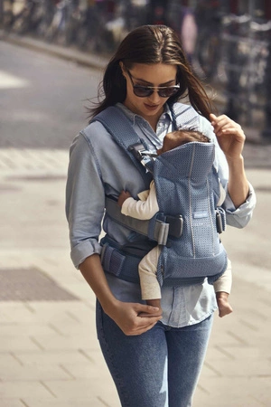 BABYBJORN ONE AIR 3D MESH - nosidełko, Niebieski