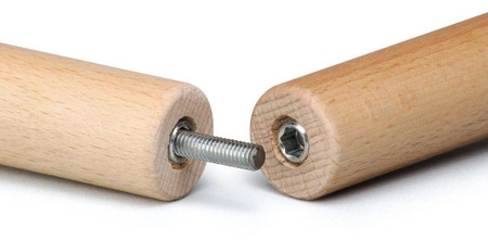 Drewniana deskorolka dla dzieci deska na kółkach Maxi Roller Board 44443 Erzi pojazdy dla dzieci