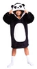 Bluza koc Oversize dla dziecka Panda Cozy Noxxiez CH326