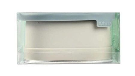 Beaba Lunchbox ze stali nierdzewnej konfigurowalny z silikonową pokrywką i osłoną Baltic Blue