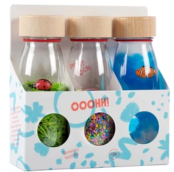 Petit Boum, Zestaw 3 Butelek obserwacyjnych - EKO