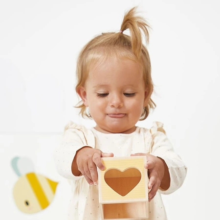 Janod Piramida wieża drewniana 6 el. Pure 12 m+