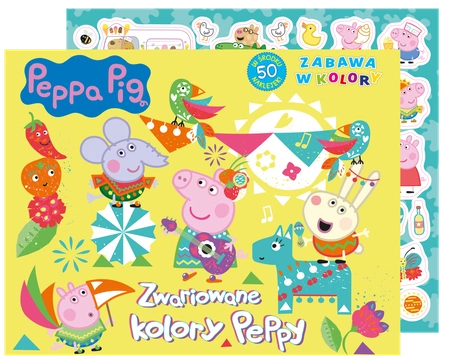 Zwariowane kolory  Peppy. Zabawa w kolory. Świnka Peppa