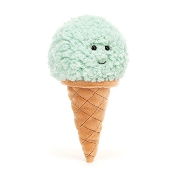 JellyCat Irresistible Ice Cream Mint- Lody miętowe 18x8 cm