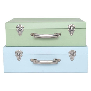 Komplet walizek niebiesko zielonych Jabadabado