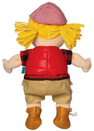 Pluszowa lalka dla dzieci Zosia uczy się ubierać 159670-Manhattan Toy, lalki dla dzieci