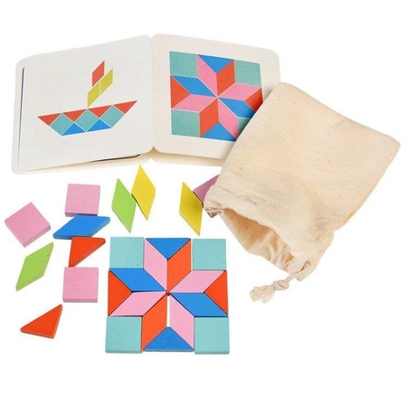 Układanka drewniana 26 el., Mozaika, Rex London