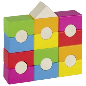 Piramida - domek, kolorowa wieża