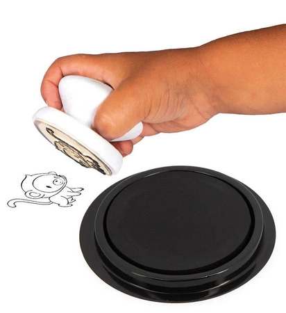 Zestaw kreatywny Stempelki Sawanna 18 m+, Janod