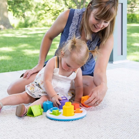 Sorter Kształtów Kolorów Plugzy Fat Brain Toy 10m+