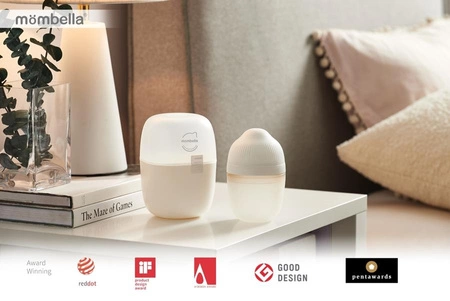 Mombella Butelka Antykolkowa dla Noworodka Ivory Silikonowa 210ml