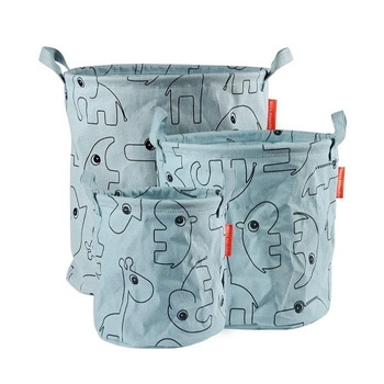 Done by Deer Contour Miękkie Kosze Blue