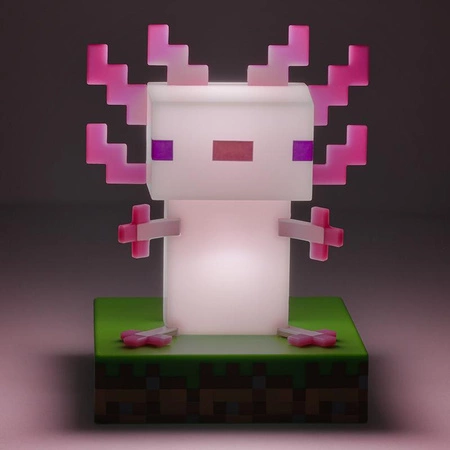 Lampka Minecraft Axolotl