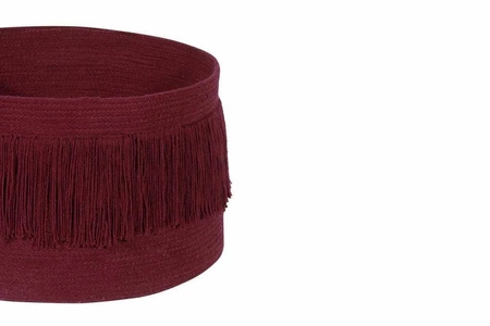 Lorena Canals Kosz dekoracyjny Fringes Savannah Red