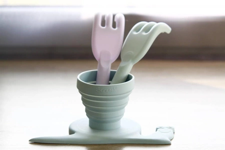 Grabki Scrunch - Ciemny Szary