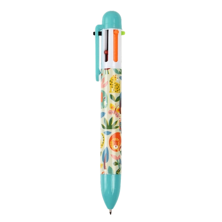 Długopis 6 kolorów, Dzikie Zwierzęta, Rex London