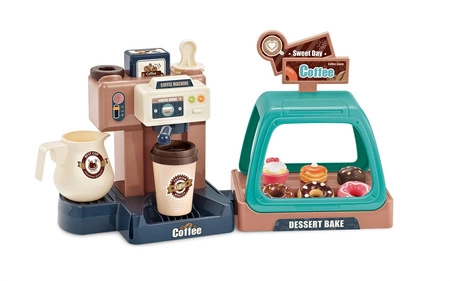 WOOPIE Zestaw Kawiarnia Ekspres do Kawy  + Witryna na Ciastka
