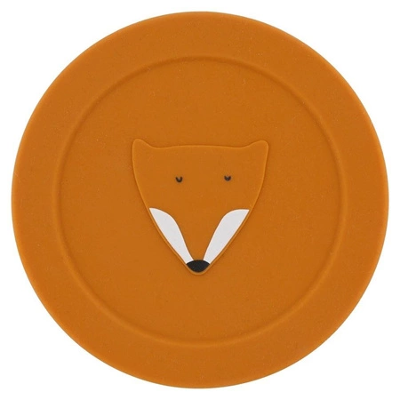 Silikonowy pojemnik na przekąski z pokrywką - Lis