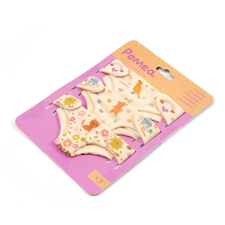 Zestaw 3 pieluszek dla lalek POMEA DJ07791