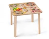 Drewniany stolik dla dzieci do gry Chińczyk Owocowe Ludo Erzi 42488