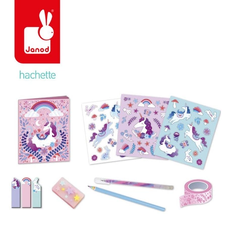 Janod Zestaw piśmienniczy Jednorożce Kraina snów 6+