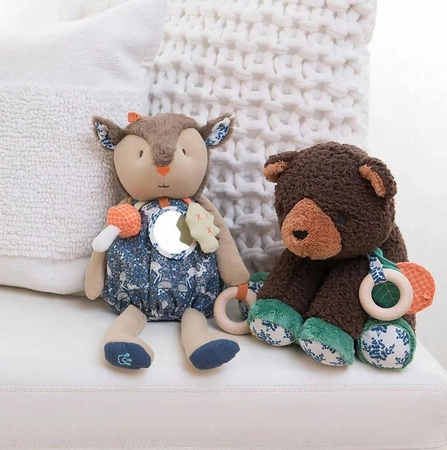 Zabawka dla najmłodszych wielofunkcyjny miś z gryzakiem Manhattan Toy 162870 przytulanka