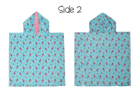 FlapJack Poncho Kąpielowe dla Dzieci Jednorożec UPF50+ M