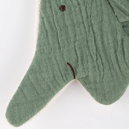 Przytulanka komforter Muślinowy Słoń szeleścik szmatka dla dzieci sigikid