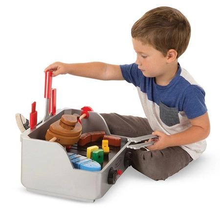 Drewniany zestaw do grillowania z rożnem Melissa and Doug 19269