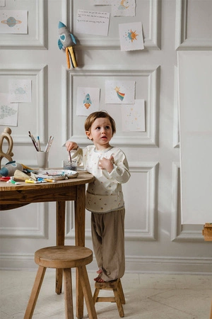 Elodie Details - Śliniak z długim rękawem - Playground Spaceland