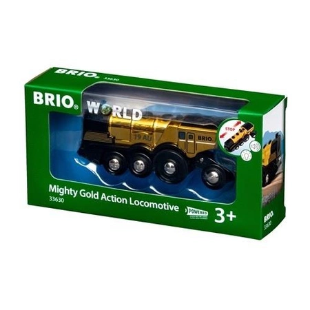 BRIO World Złota Lokomotywa Mighty Gold