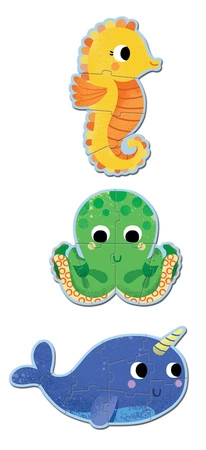 Puzzle progresywne 4/6/9 "W MORZU" DJ07144