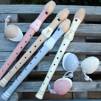 Drewniany flet motyw Arki Noego Magni