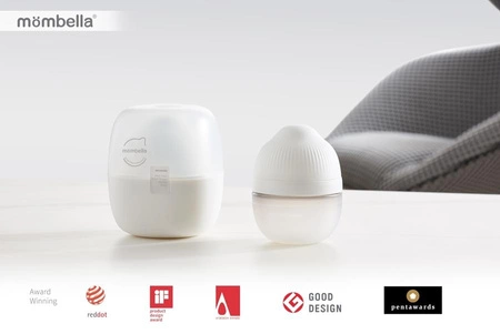 Mombella Butelka Antykolkowa dla Noworodka Ivory Silikonowa 120ml