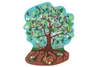 Scratch, Puzzle konturowe Leśne drzewo 58 elem.