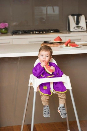 Fartuszek-śliniaczek wodoodporny z rękawami, Strawberry Shake, b.box